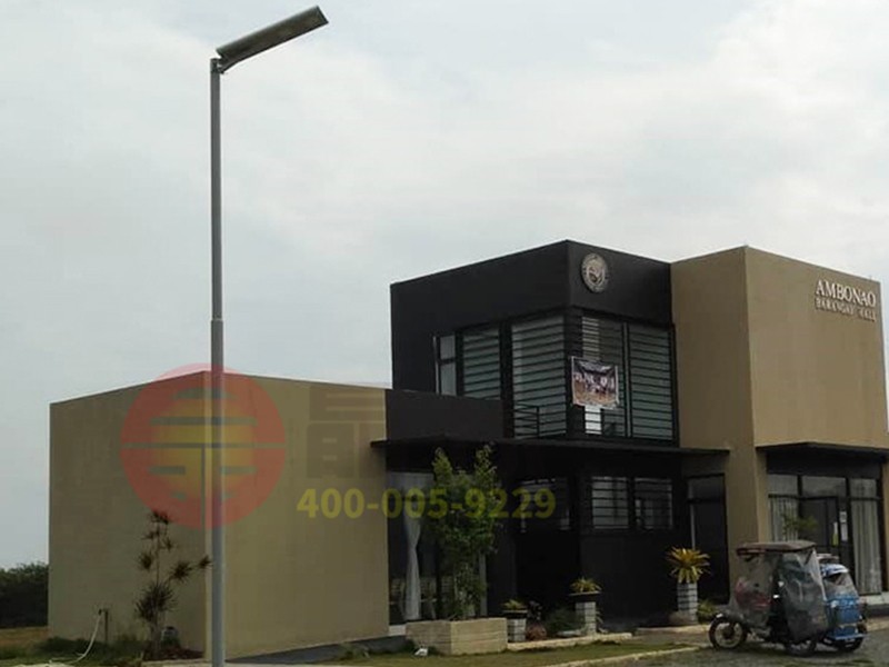 菲律賓CALASIAO PANGASINAN 太陽能路燈項目2
